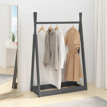 Porte-Vêtements 100X45X150 Cm Bois De Pin Massif