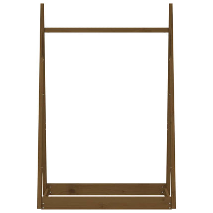 Porte-Vêtements 100X45X150 Cm Bois De Pin Massif