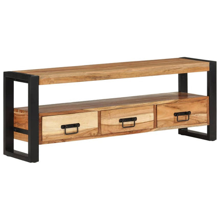 Meuble Tv 150X30X45 Cm Bois Solide De Manguier