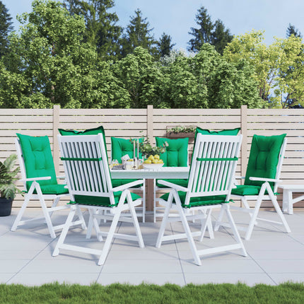 Coussins De Chaise De Jardin Dossier Haut Lot De 2 Tissu