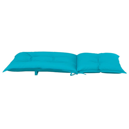 Coussins De Chaise De Jardin À Dossier Haut Lot De 2 Turquoise