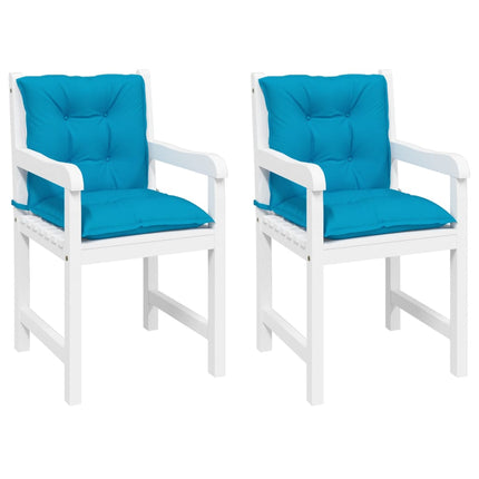 Coussins De Chaise De Jardin À Dossier Bas Lot De 2