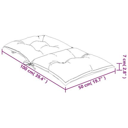 Coussins De Chaise À Dossier Bas Lot De 6 Multicolore Tissu Vert Et Rose