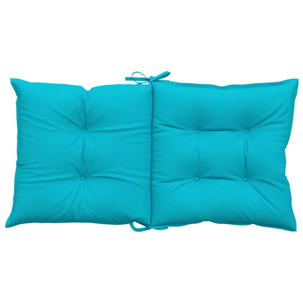 Coussins De Chaise De Jardin À Dossier Bas Lot De 4 Turquoise