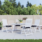 Coussins De Chaise Lot De 2 Carreaux Noir Noir Et Blanc