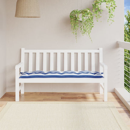 Coussin De Banc De Jardin Carreaux Noir Tissu