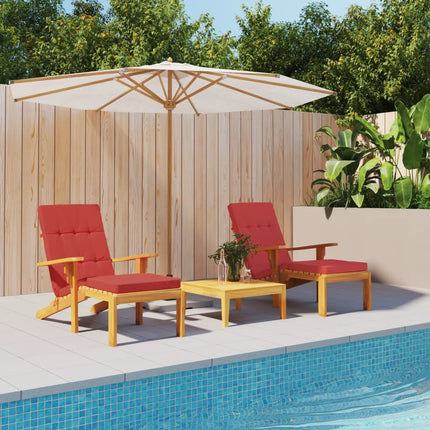 Coussins De Chaise Longue Lot De 2 Tissu Oxford