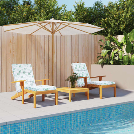Coussins De Chaise Longue Lot De 2 Tissu Oxford