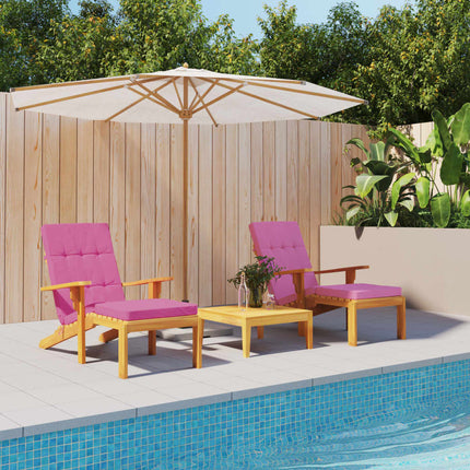 Coussins De Chaise Longue Lot De 2 Tissu Oxford