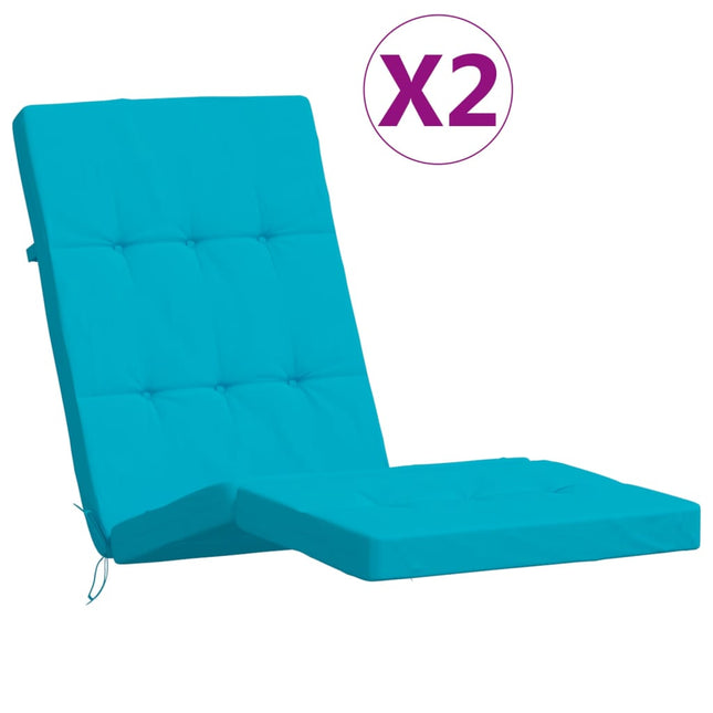 Coussins De Chaise Longue Lot De 2 Tissu Oxford