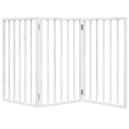 Barrière Pour Chien Pliable 3 Panneaux 150 Cm Bois De Peuplier