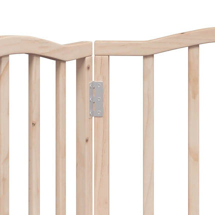 Barrière Pour Chien Pliable 3 Panneaux 150 Cm Bois De Peuplier
