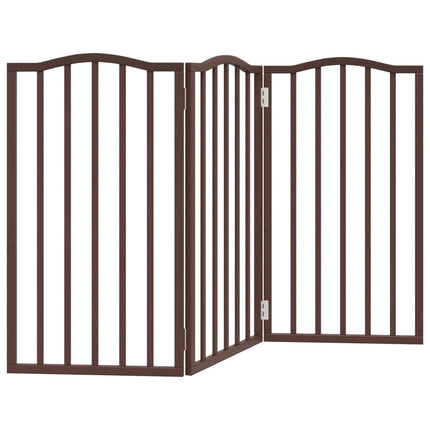 Barrière Pour Chien Pliable 3 Panneaux 150 Cm Bois De Peuplier