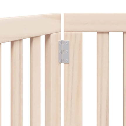 Barrière Pour Chien Pliable 3 Panneaux 150 Cm Bois De Peuplier