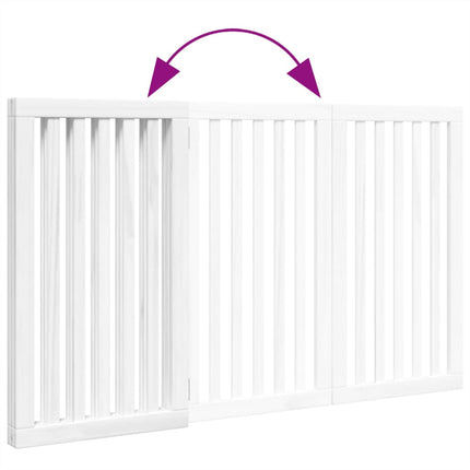Barrière Pour Chien Pliable 3 Panneaux 150 Cm Bois De Peuplier