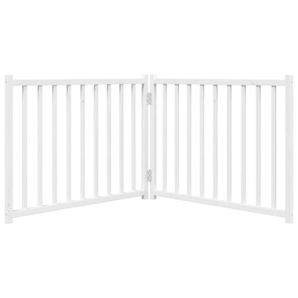 Barrière Pour Chien Pliable 2 Panneaux 160 Cm Bois Sapin Massif Noir
