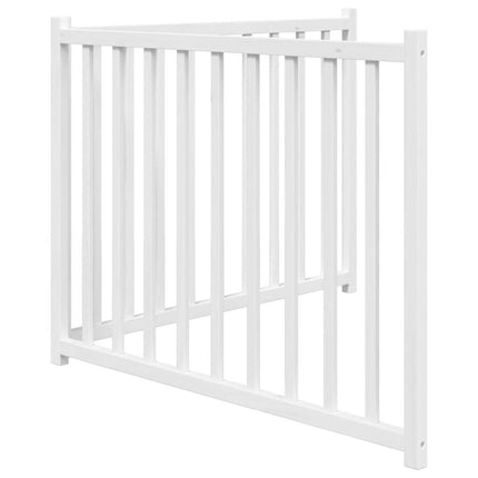Barrière Pour Chien Pliable 2 Panneaux 160 Cm Bois Sapin Massif Noir