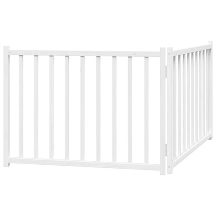 Barrière Pour Chien Pliable 2 Panneaux 160 Cm Bois Sapin Massif Noir