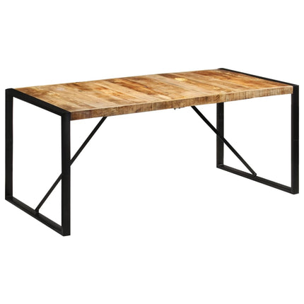 Table À Manger Bois De Manguier Brut
