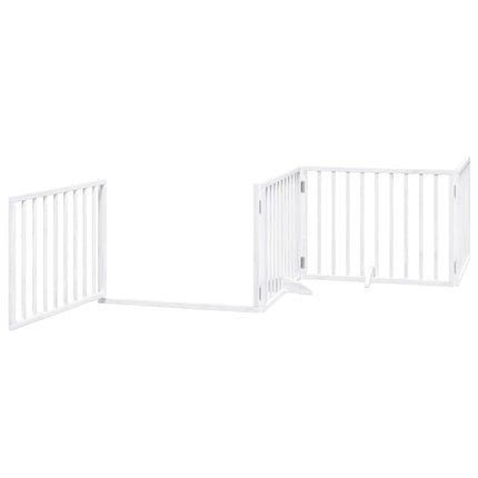 Barrière Pour Chien Porte Pliable 10 Panneaux Bois De Peuplier