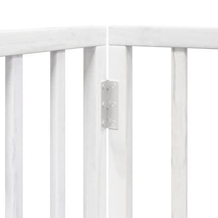 Barrière Pour Chien Porte Pliable 10 Panneaux Bois De Peuplier
