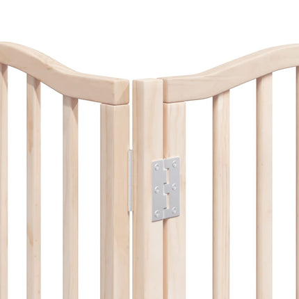 Barrière Pour Chien Porte Pliable 12 Panneaux Bois De Peuplier