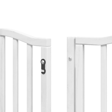 Barrière Pour Chien Porte Pliable 9Panneaux Bois Peuplier