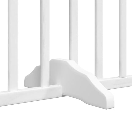 Barrière Pour Chien Porte Pliable 10 Panneaux Bois De Peuplier