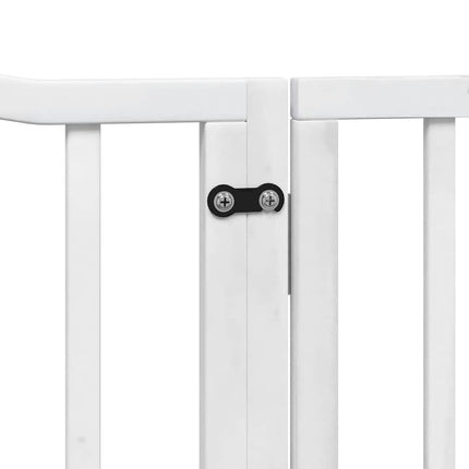 Barrière Pour Chien Porte Pliable 10 Panneaux Bois De Peuplier