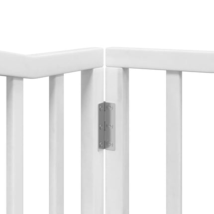 Barrière Pour Chien Porte Pliable 10 Panneaux Bois De Peuplier