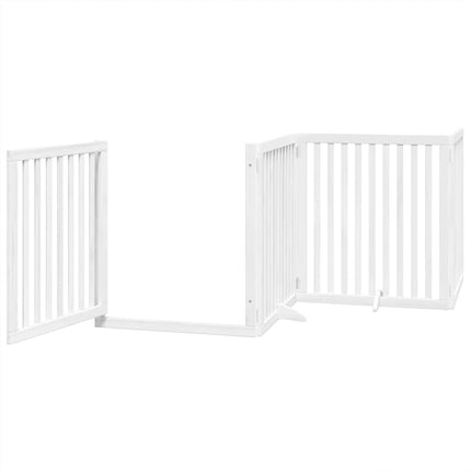 Barrière Pour Chien Porte Pliable 10 Panneaux Bois De Peuplier Noir