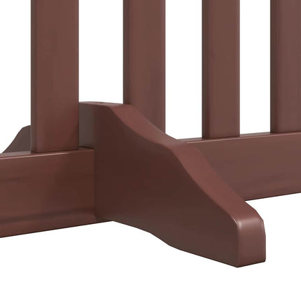 Barrière Pour Chien Porte Pliable 8 Panneaux Bois De Peuplier