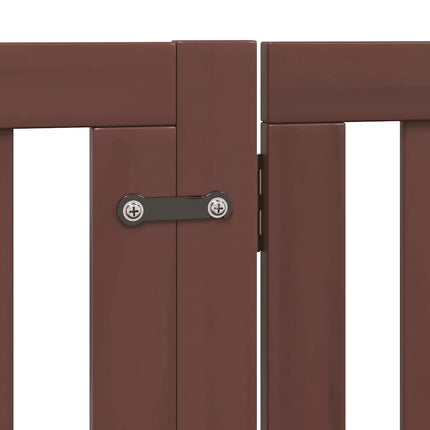 Barrière Pour Chien Porte Pliable 8 Panneaux Bois De Peuplier