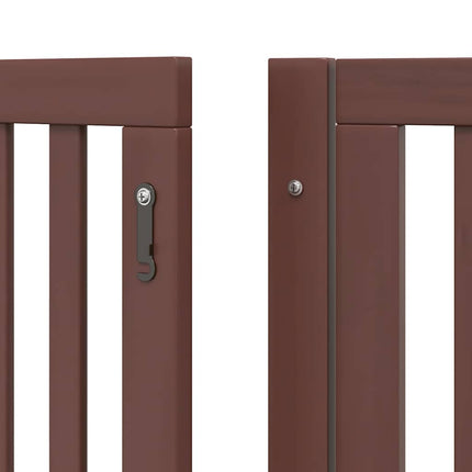 Barrière Pour Chien Porte Pliable 8 Panneaux Bois De Peuplier