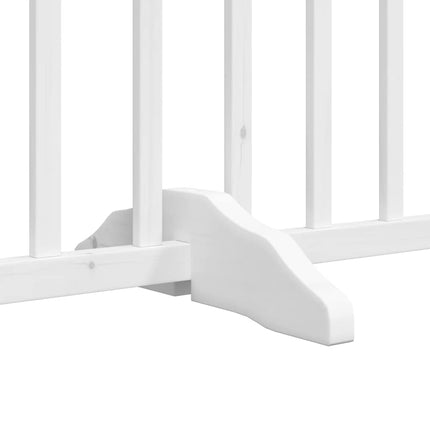 Barrière Pour Chien Porte Pliable 9Panneaux Bois Peuplier
