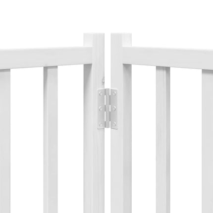 Barrière Pour Chien Porte Pliable 9Panneaux Bois Peuplier