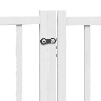 Barrière Pour Chien Porte Pliable 8Panneaux Blanc Bois Peuplier Chêne Sonoma