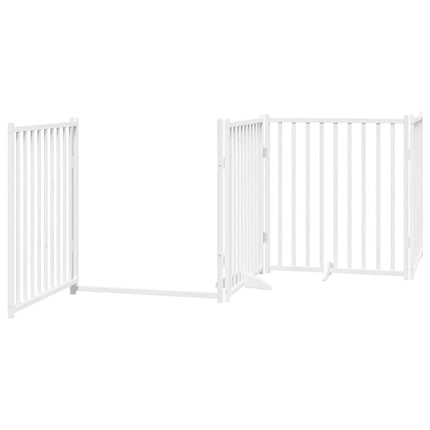 Barrière Pour Chien Porte Pliable 12 Panneaux Bois De Peuplier Chêne Sonoma