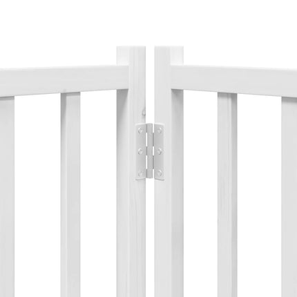 Barrière Pour Chien Porte Pliable 12 Panneaux Bois De Peuplier Chêne Sonoma