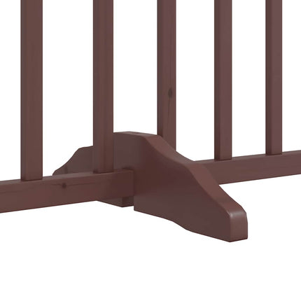 Barrière Pour Chien Porte Pliable 12 Panneaux Bois De Peuplier