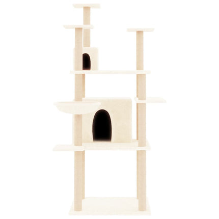 Arbre À Chat Avec Griffoirs En Sisal 166 Cm