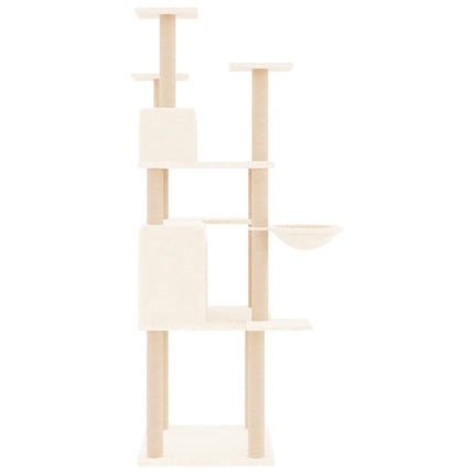 Arbre À Chat Avec Griffoirs En Sisal 166 Cm
