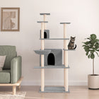 Arbre À Chat Avec Griffoirs En Sisal 166 Cm