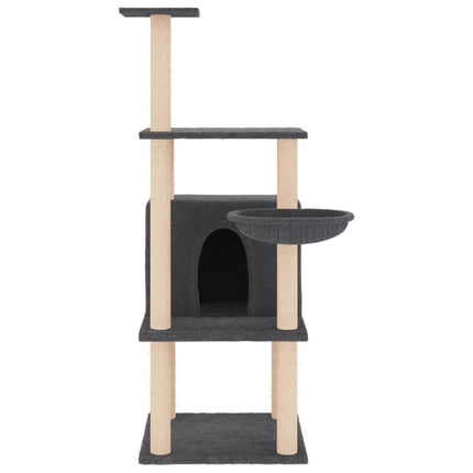 Arbre À Chat Avec Griffoirs En Sisal 132 Cm