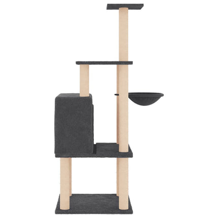 Arbre À Chat Avec Griffoirs En Sisal 132 Cm