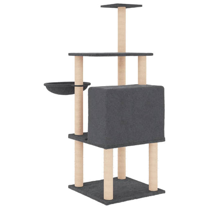 Arbre À Chat Avec Griffoirs En Sisal 132 Cm