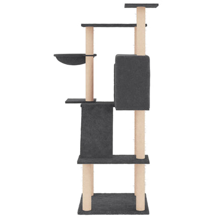Arbre À Chat Avec Griffoirs En Sisal 143 Cm