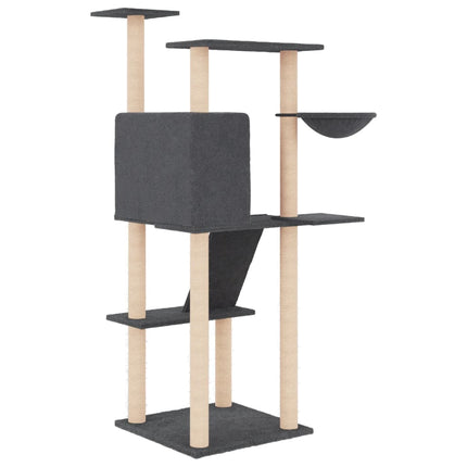 Arbre À Chat Avec Griffoirs En Sisal 143 Cm