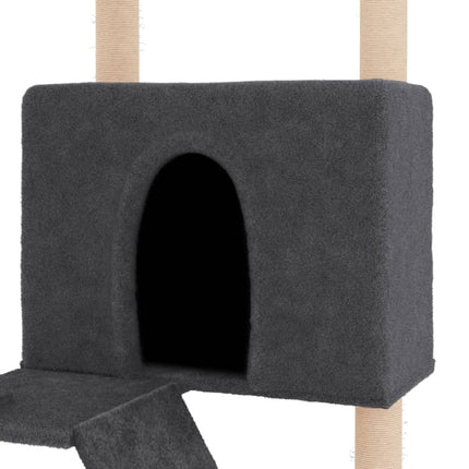Arbre À Chat Avec Griffoirs En Sisal 143 Cm