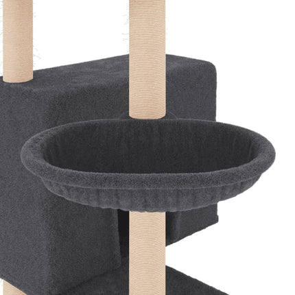 Arbre À Chat Avec Griffoirs En Sisal 143 Cm
